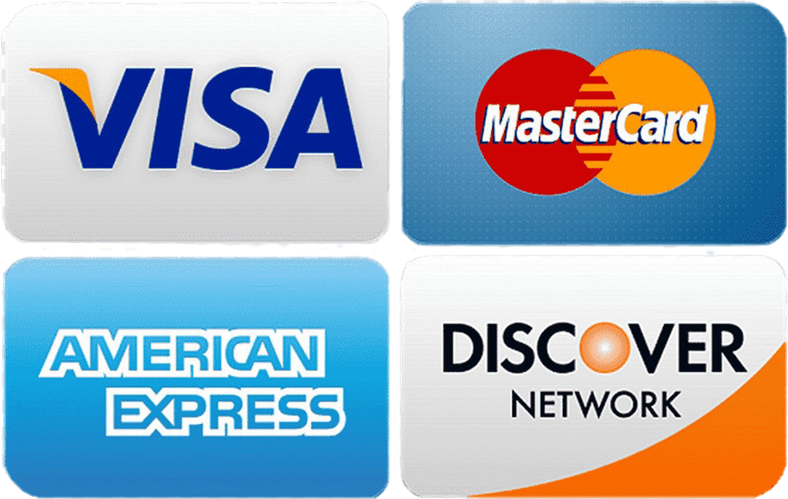 Carte di credito Visa Mastercard American Express