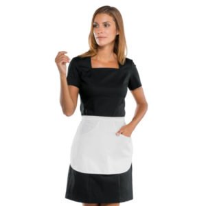 Abito Stretch M-M con Grembiulino - Nero