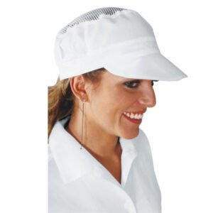 Cappello Charly con rete - Bianco