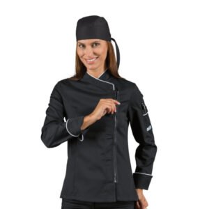 Giacca Lady Zip - Nero + Bianco