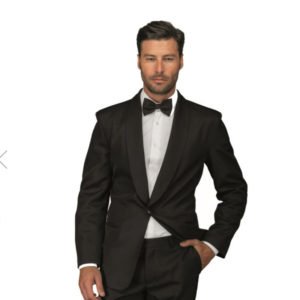 Giacca scialle monopetto - Nero