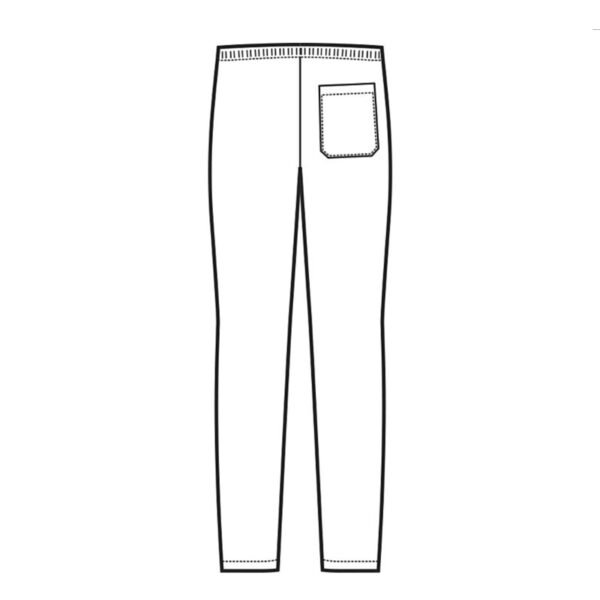 Pantalone con elastico in cotone - Modello Retro