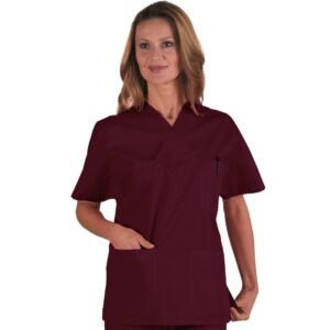 Casacca collo a V pol.cot. 125g